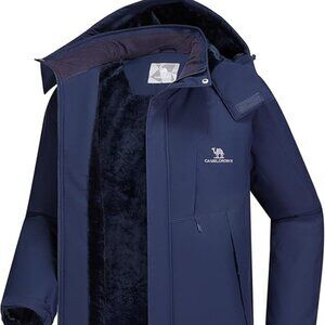 Camel Crown Men's‎ Waterproof Removable Fleece Lined Winter Ski Jacket Sz 2XL